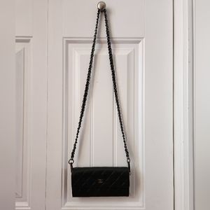 Authentic Chanel Caviar Flap WOC with Strap